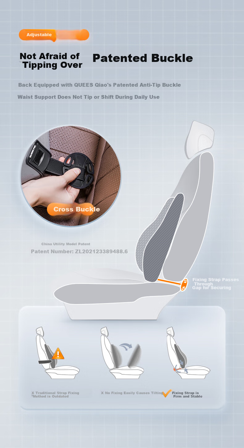 Qiaoshi Car Headrest Neck Pillow Driving Cushion Car Seat Sports Massage Neck Support Pillow for Mercedes-Maybach 8