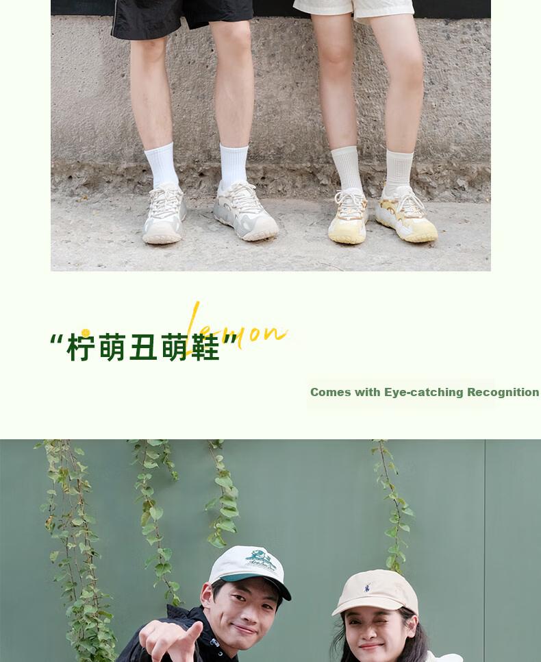 CAMEL Lemon Cute Colorblock Platform Casual Shoes for Women L25A202062 Off-White/Pink Size 39 11
