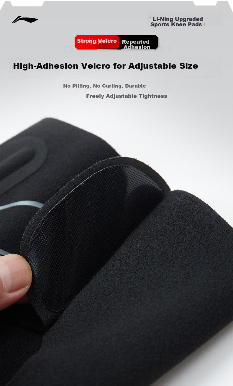 Li-Ning Knee Pads Summer Lightweight Protective Meniscus Injury Prevention Unisex Arthritis Support for Mountaineering Basketball Badminton Running 16
