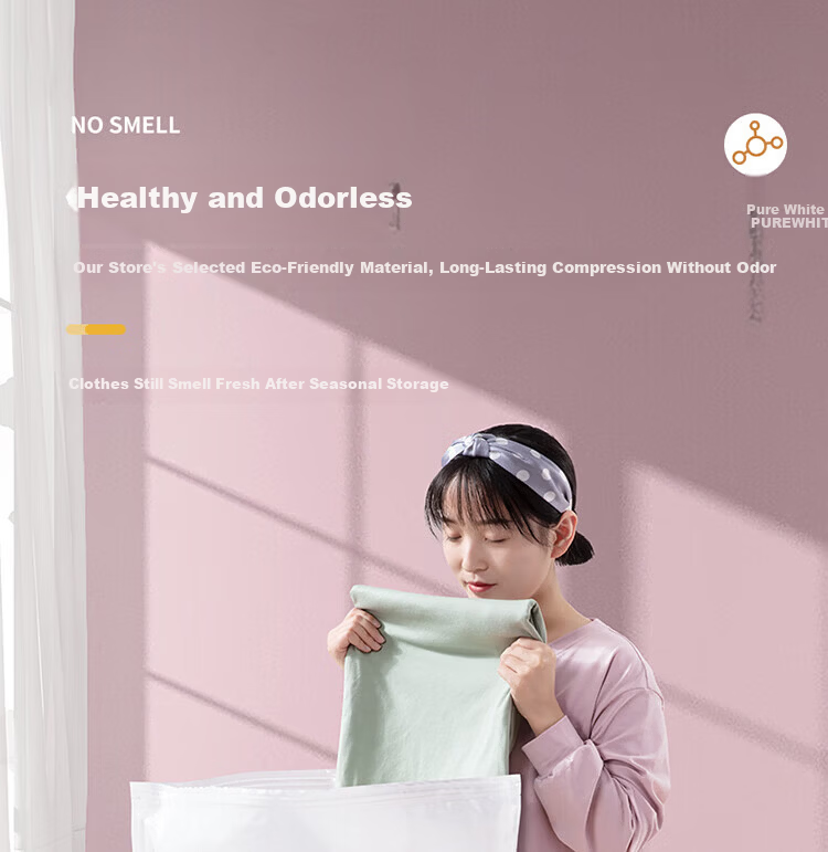Antu Vacuum Compression Storage Bags for Clothes and Quilts, Special Luggage Air Extraction Bags, Household Sealed Storage Organizer Bags 6