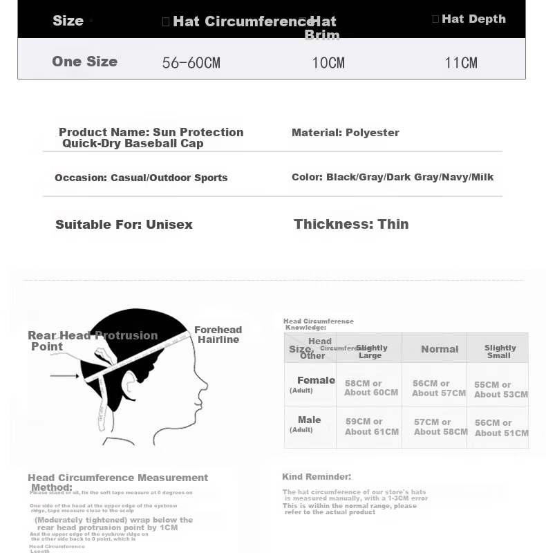 RED DRAGONFLY Men's Summer Sun Protection Hat Long Brim Baseball Cap Quick-Dry Mesh Breathable Sunshade Fishing Hiking Casual Duckbill Cap 18