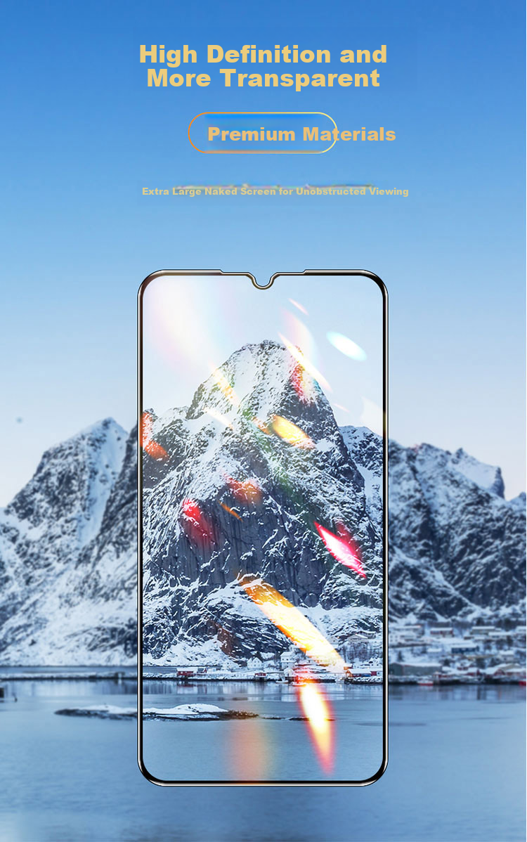 KOOLIFE [Upgraded Anti-Shatter Edge] Tempered Glass Screen Protector for Vivo S15, Full Coverage Ultra-Thin HD Film, Shatterproof Anti-Fingerprint Protective Film for Vivo S15 Smartphone 4