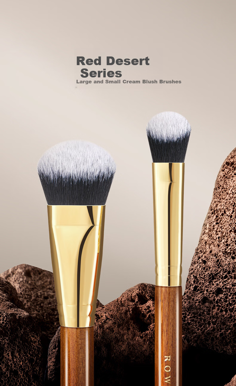 Langyan Makeup Brush Chimo CM182/183 Angled Slope Liquid Cream Blush Contour Highlighter Stick 2