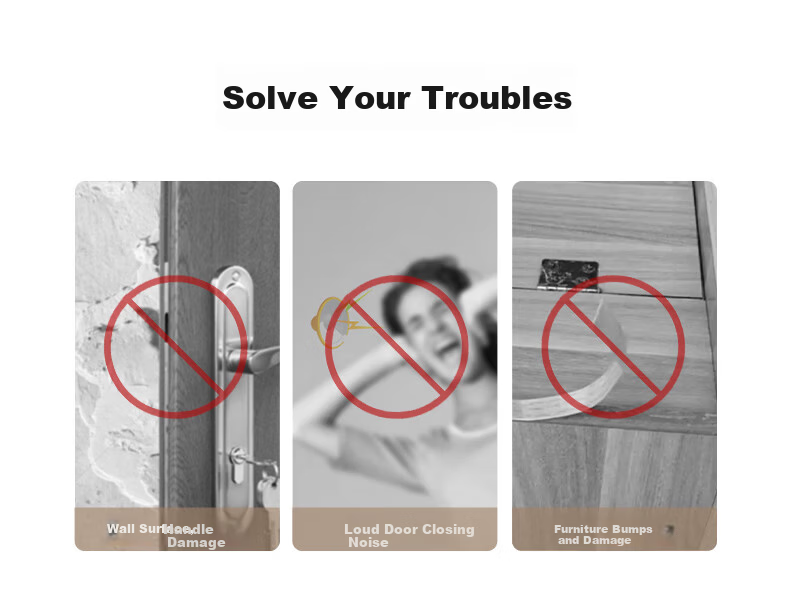 Cuttlefish Anti-Collision Door Handle Protector Silicone Door Bumper Pads 6-Pack 2