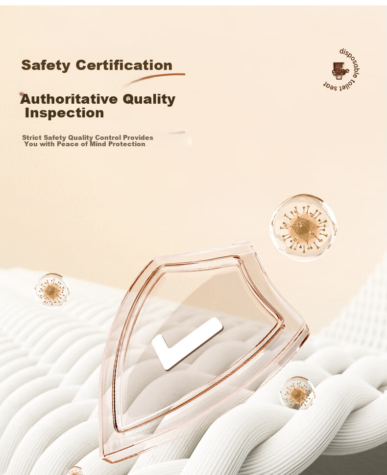 MUJI Disposable Toilet Seat Covers Travel Adhesive Waterproof Printed Toilet Seat Covers 30 Pieces 6