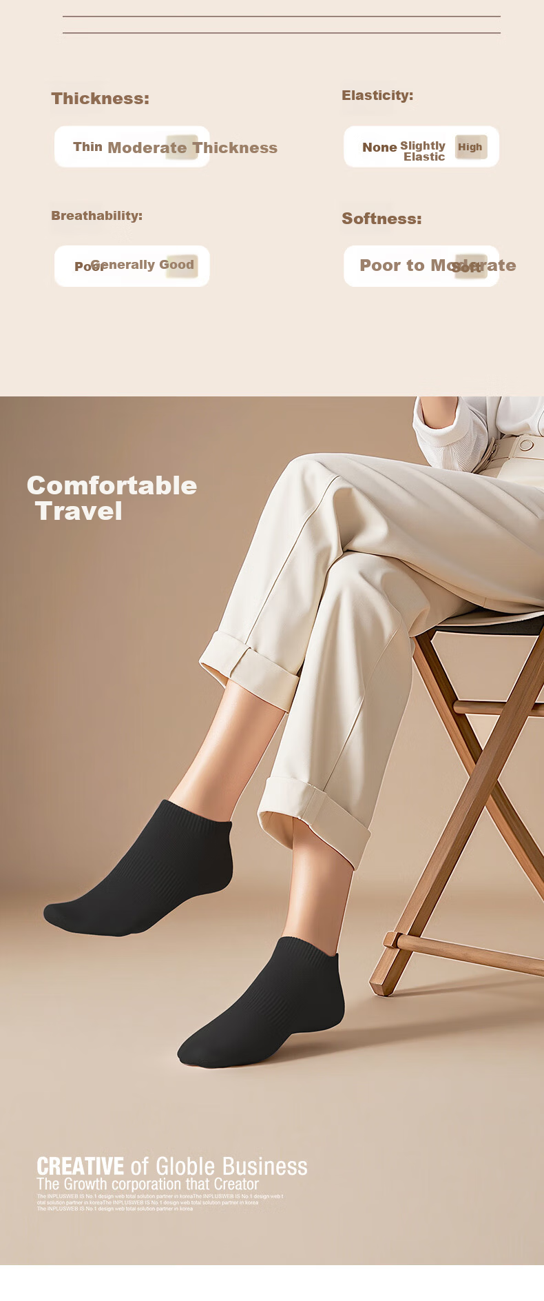 Baicaoyuan Disposable Socks Unisex Summer Thin Short Ankle Socks Travel Wash-Free No-Show Socks 12