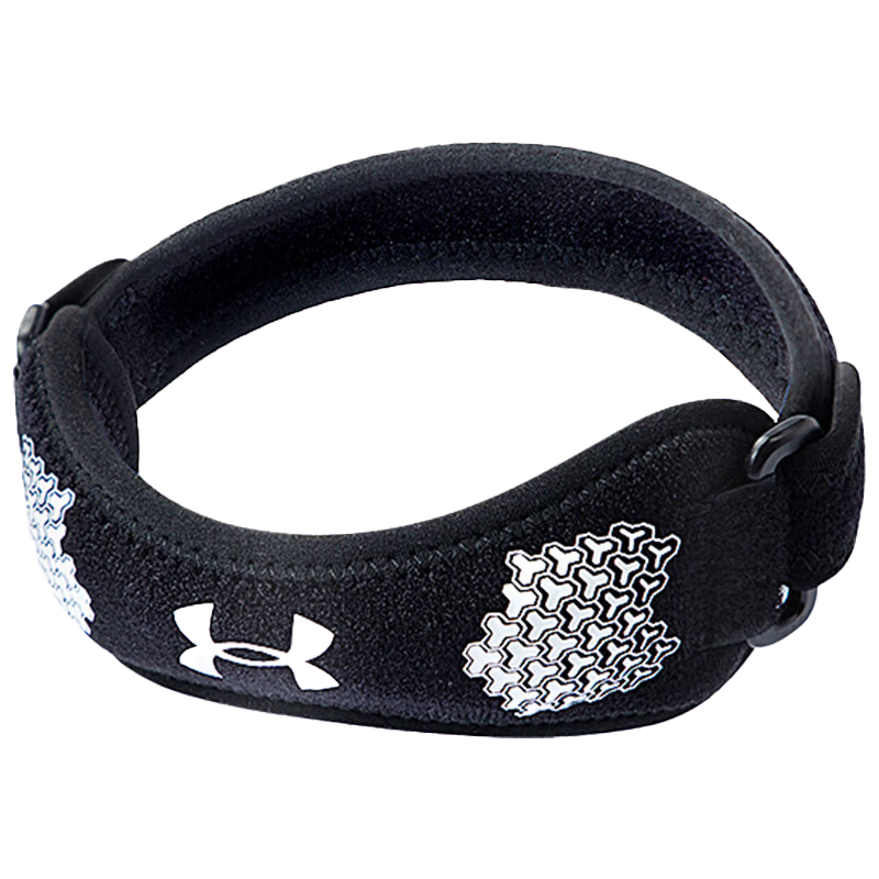 Under Armour Patellar Strap [2 Pieces], Knee Brace for Sports, Running, Stabilizing Knees, Meniscus Support, for Jump Rope, Basketball, Badminto