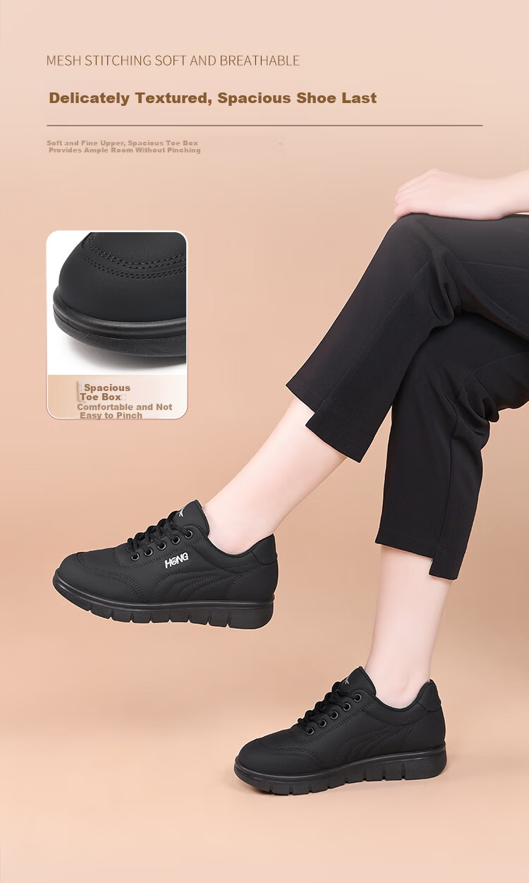 Red Dragonfly Women's Casual Autumn Flat Breathable Outdoor Sports Shoes WTB353341 Black Size 39 2