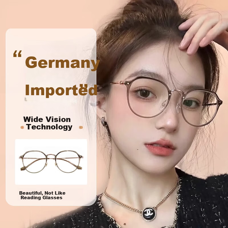 Chuangguo Imported Reading Glasses for Women HD Blue Light Blocking Genuine Auto Focus Multifocal Premium Brand