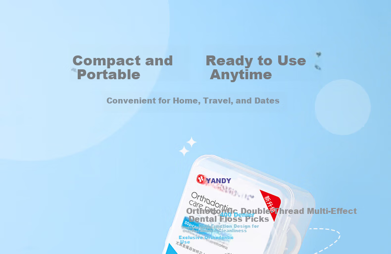 YANDY Dental Floss Picks, 90 Individually Wrapped, Flexible and Break-Resistant Toothpicks, Plaque and Stain Remover 13