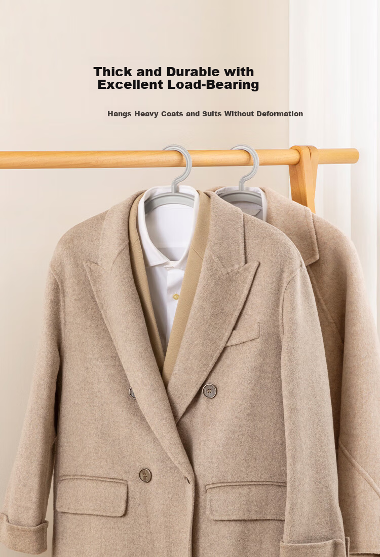 Left Turn Corner Clothes Hanger Wide Shoulder Non-Marking Thickened Anti-Slip Coat Rack Clothes Drying Hanger Prevents Bulging 8