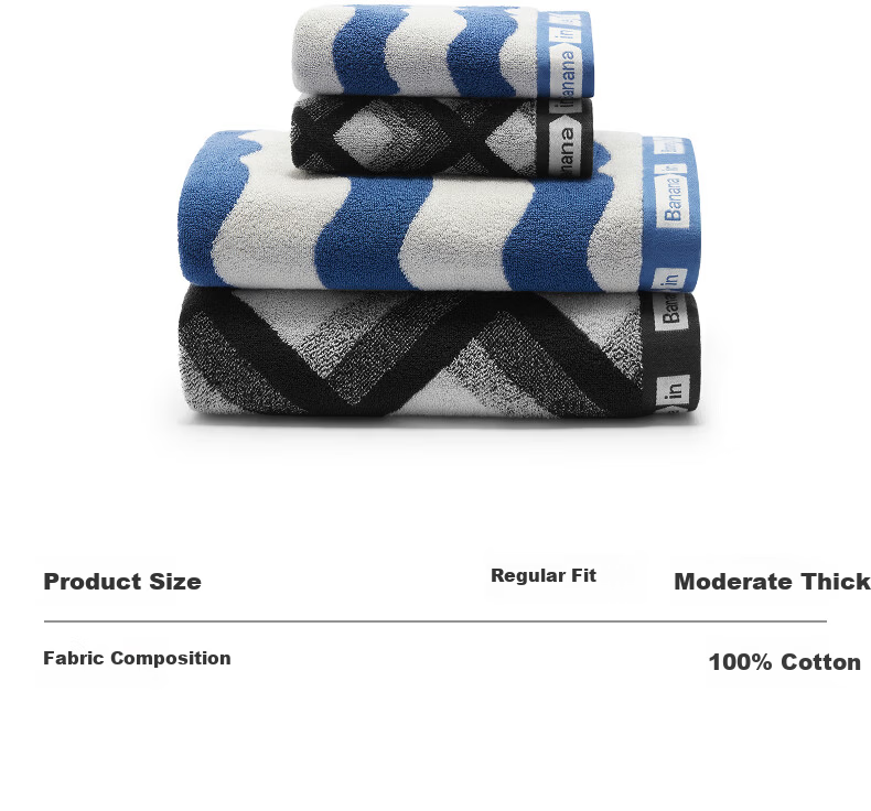 Jiao Nei Cotton 515Home Unisex 7A Antibacterial Basic Pattern Towel - Wave Pink 3