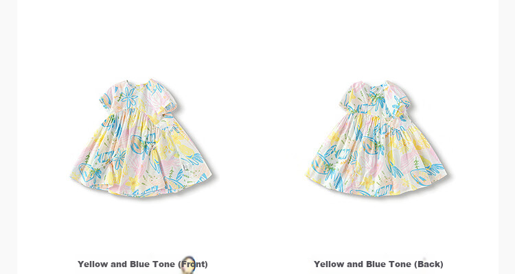Balabala Kids Dress Girls Large Hem Skirt Summer 2025 Mall Edition 201225111004 7