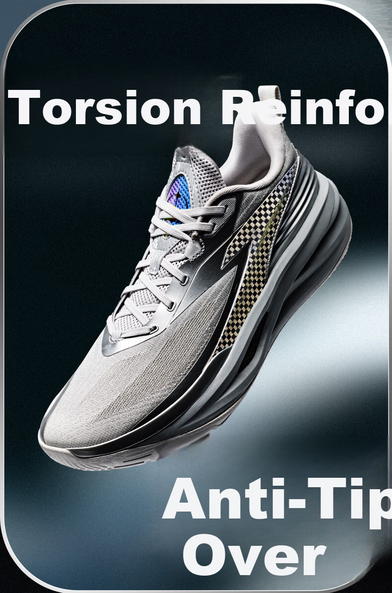 Anta Chasing Light Carbon Plate Basketball Shoes Lightweight Non-Slip Durable Shock Absorption Professional Low-Cut Guard Sneakers 7
