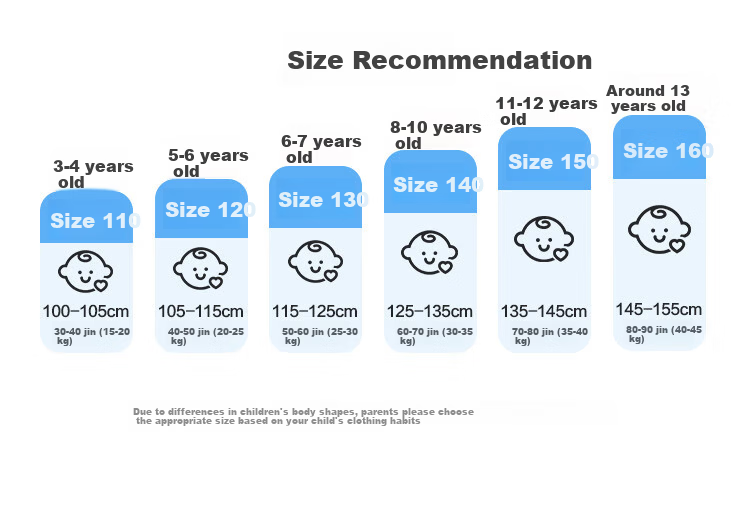 Disney Kids Set Boys and Girls Short Sleeve Tencel Denim Mosquito-Proof Pants Dido T White + Disan K Dark Blue 140 3