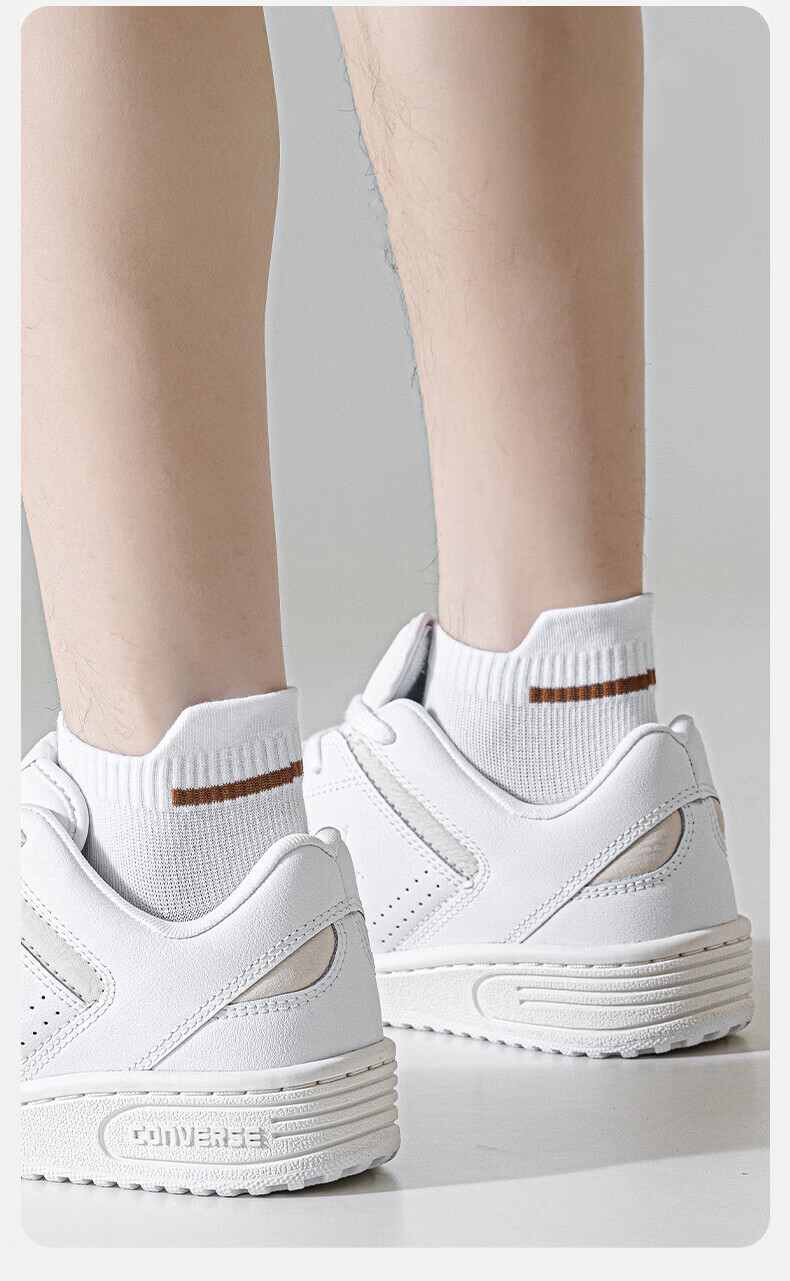 Cotton Xiaonian Men's Short Socks Spring Summer 100% Pure Cotton 10A Antibacterial Odor-Resistant Mesh Breathable Ankle Socks with Heel Tab 6 Pairs 17