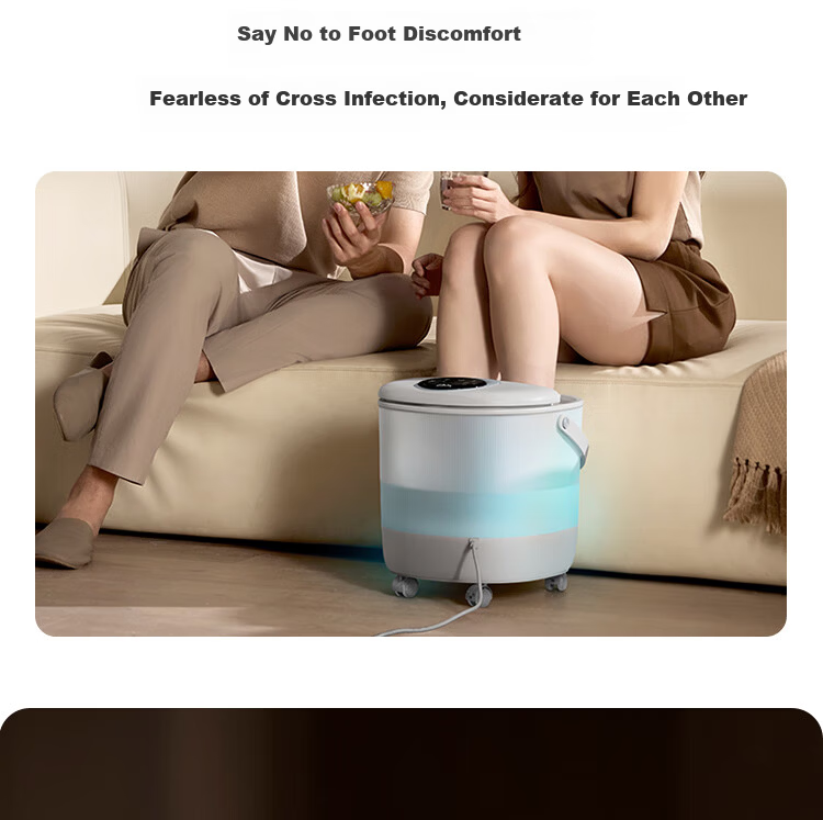 PHILIPS Foot Bath Bucket Automatic Massage Heating Intelligent Sterilization Knee Protection Steaming [Mid-Autumn Festival Gift] Birthday Present for Parents And Elders 3215F 9