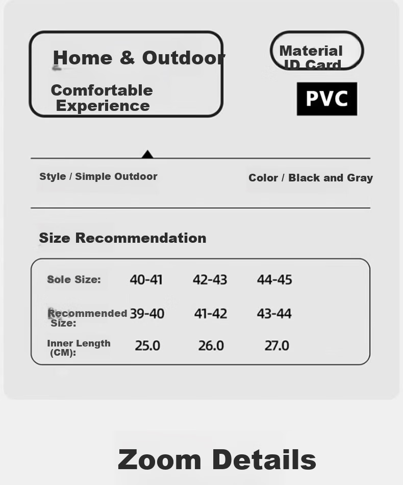 FOOTOPPO Men's Outdoor Dual-Purpose Sandals Summer Sports Beach Non-Slip Water Shoes Thickened Cushioned Slippers 5