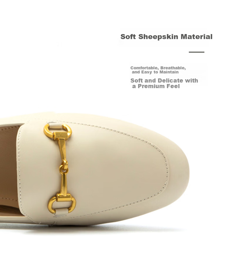 BataBata Women's Loafers 2026 Spring Simple Daily Commuting Lambskin Flats 17526AA6 10