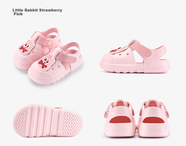 Balabala Kids Summer Sandals Boys Girls Hole Shoes Toddler Sports Outdoor Beach Sandals Baby Kindergarten Hole Shoes 6