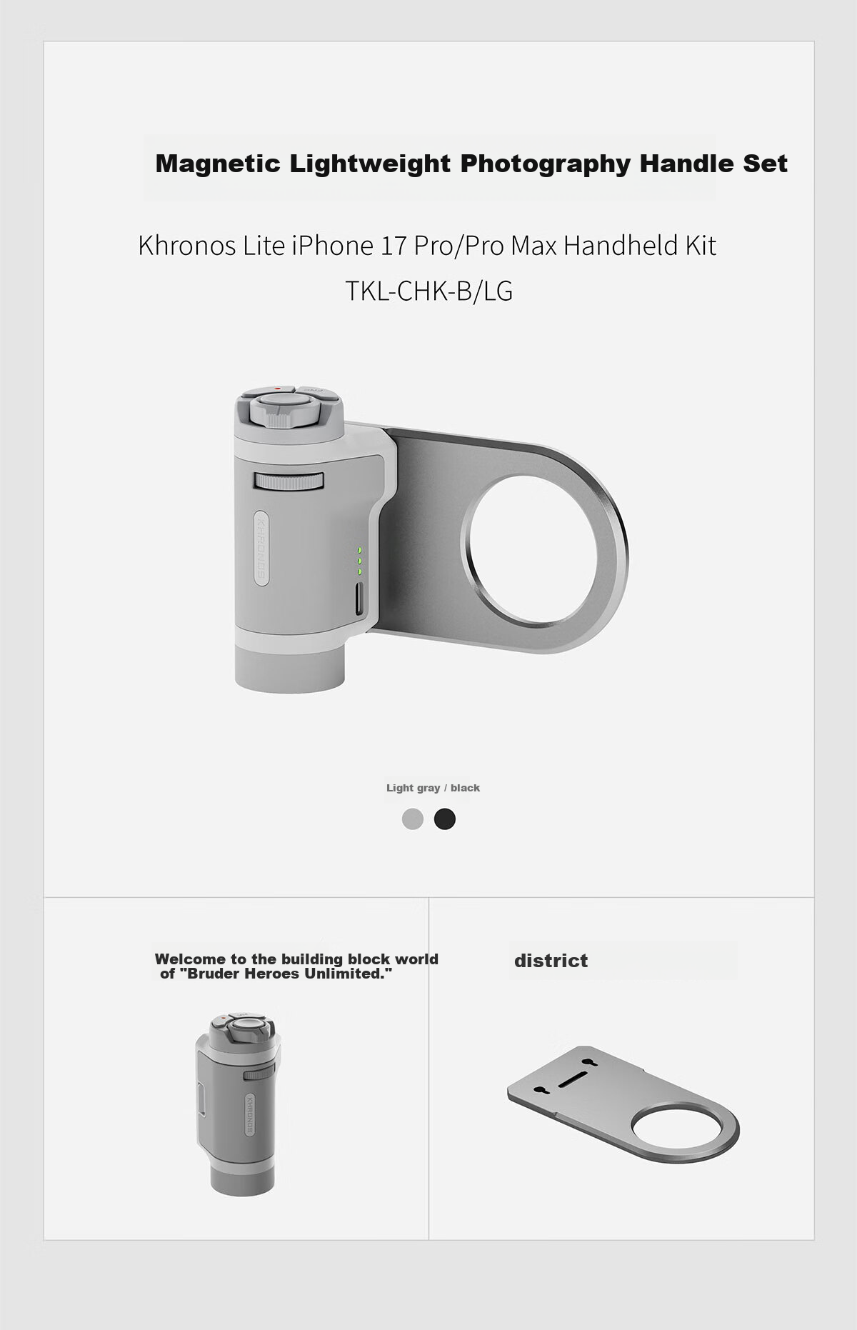 TILTA Iron Head Mobile Phone Cage Compatible with Apple iPhone Air Case New Simple Solid Color Shockproof Camera Button Full Coverage Silicone Protective Case - Black 20