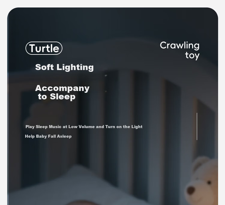 Aojia Baby Toy Crawling and Head Lifting Training 0-6 Months Learning to Crawl Guide for Children 0-1 Year Old Infant Large Turtle 13