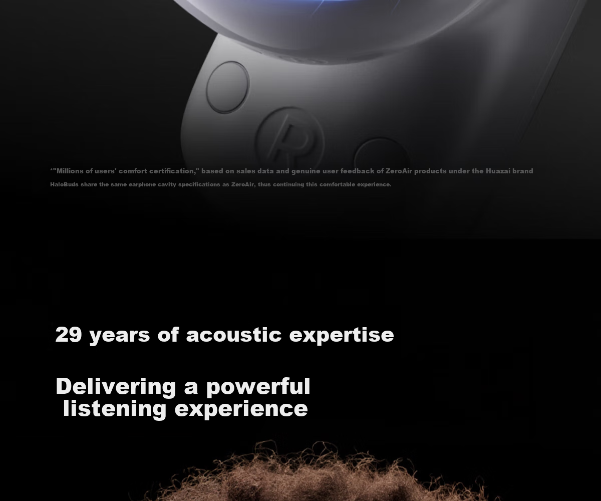 Edifier Halo Buds Semi-In-Ear Trendy Bluetooth Earphones Cyber Abyss Lighting Bluetooth 6.0 41H Long Battery Life Compatible with Apple Huawei Xiaomi Boundary-Breaking Black 14