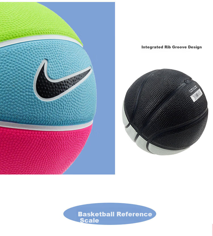 NIKE Kids Kindergarten Small Basketball Non-Slip Wear-Resistant Rubber AJ Gray Size 3 J000188404103 7