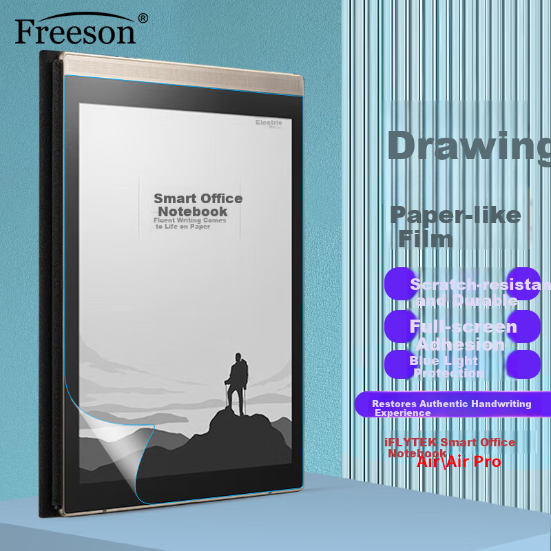 Freeson Screen Protector for iFLYTEK Smart Office Air/Pro 7.8-inch E-Reader Anti-Scratch Anti-Fingerprint Paper-Like Film for Drawing and Writing
