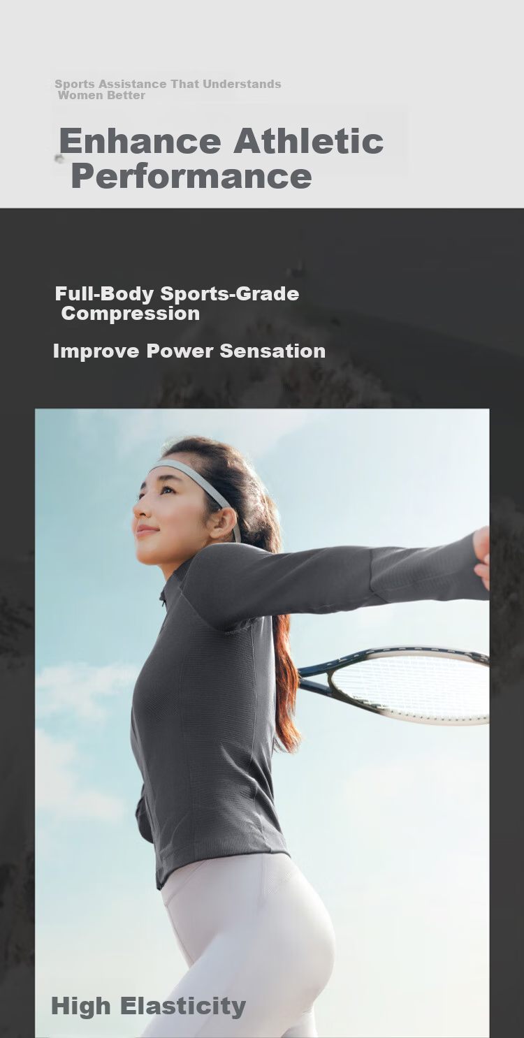 Beneunder Women's Half-Zip Slim Fit Sports Jacket Autumn Winter Breathable Quick-Dry Running Fitness Long Sleeve Warm HE004 9