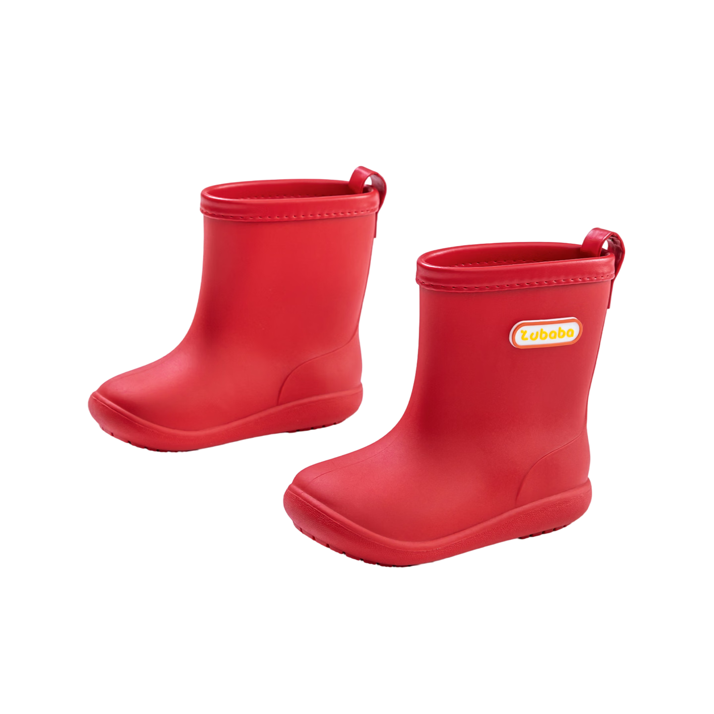 Pig Daddy Kids Rain Boots Girls 2026 Summer New Waterproof Non-slip Outdoor Red Size 14