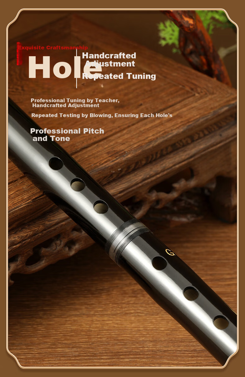 SWAN Premium Purple Bamboo Xiao Instrument G Key Short Xiao for Beginners Student Professional Performance Portable 7