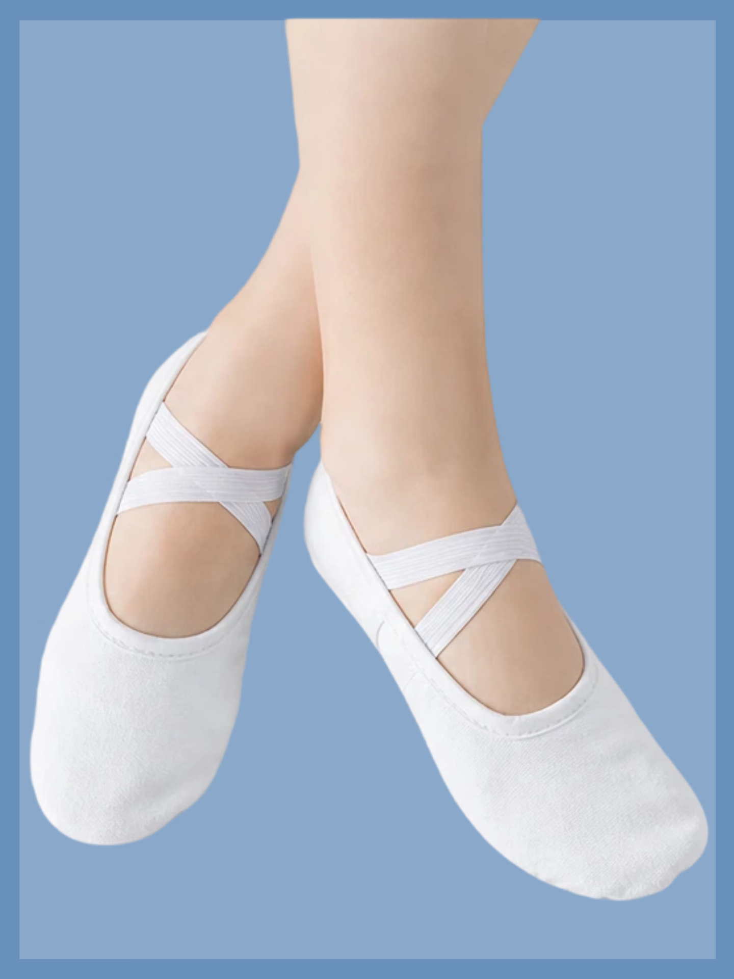 COOTYMAX Children's Dance Shoes White Girls Soft Sole Practice Shoes Chinese Dance Adult Ballet Cat Paw Shoes Dancing Body Shoes 10