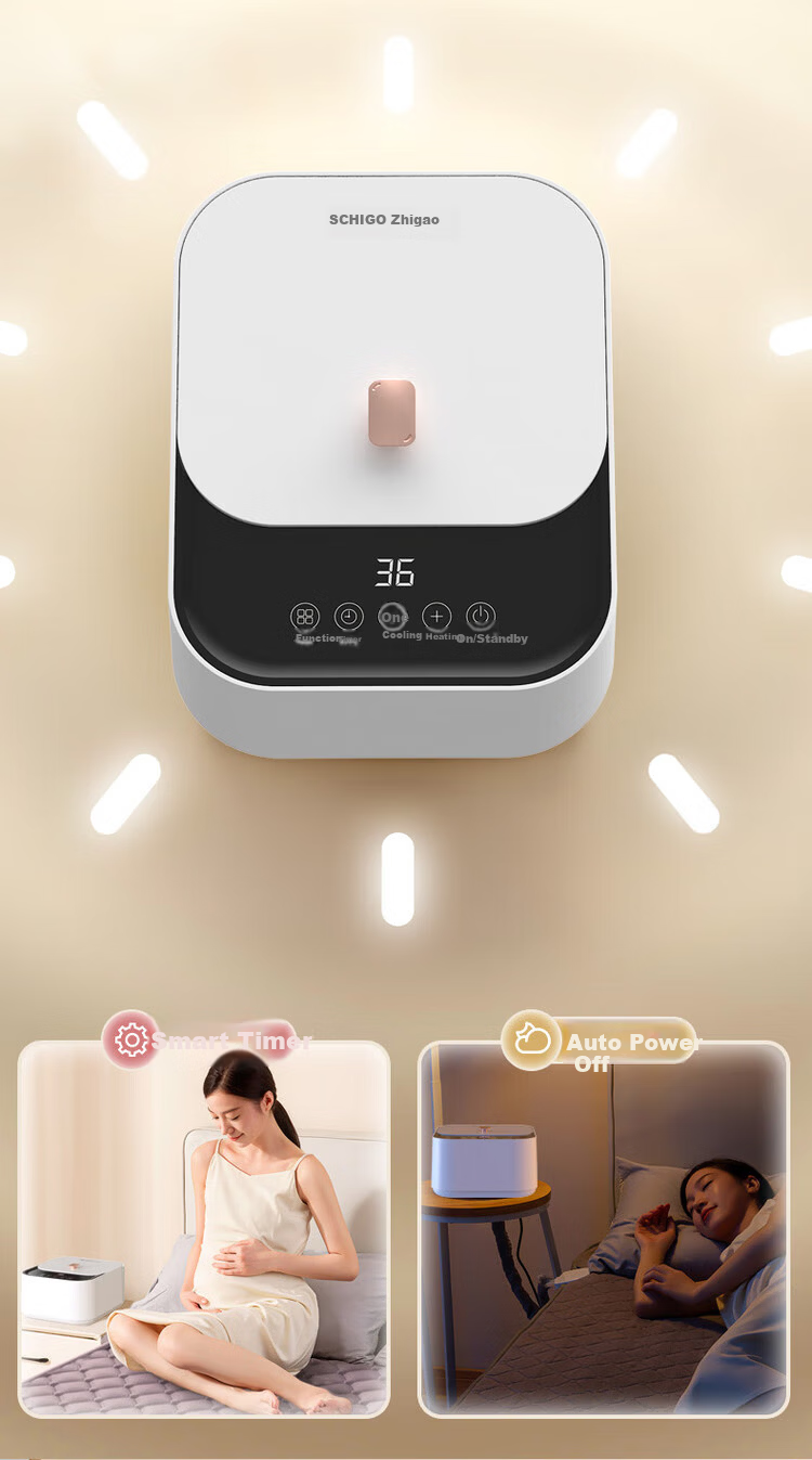 CHIGO [Water and Electricity Separation] Double Graphene Milk Velvet Water Circulation Electric Heated Mattress 1.8x2m 34