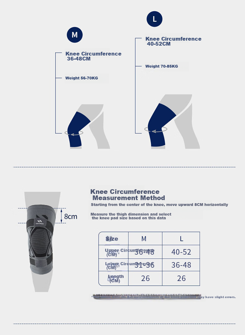 Nailikes Knee Brace Sports Professional Protection Men's Basketball Running Badminton Warm Arthritis Knee Joint Support 9