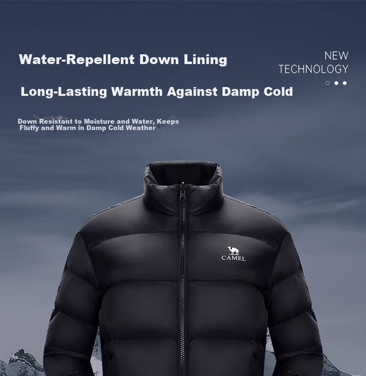 CAMEL [Rongyan] Outdoor Waterproof Down Liner Three-Proof Easy-Clean Cold-Resistant Warm Mountaineering Jacket M 6