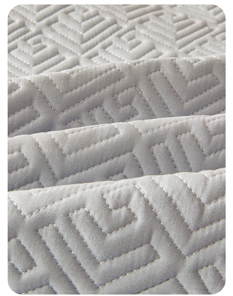 MUJI Class A Waterproof Urine-Resistant Quilted Fitted Sheet 1.8m Bed Non-Slip Thickened Mattress Protector 180x200cm 6