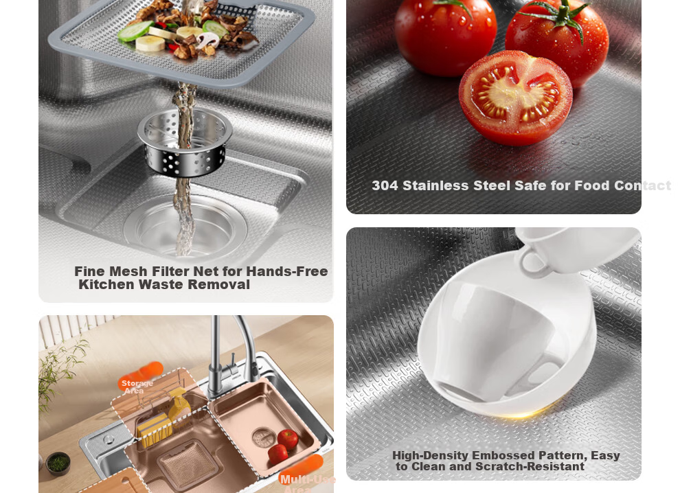 Arrow Treasure Basin 304 Stainless Steel Kitchen Sink Large Single Bowl Japanese Style Vegetable Washing Basin [15% Renewal Subsidy] 10