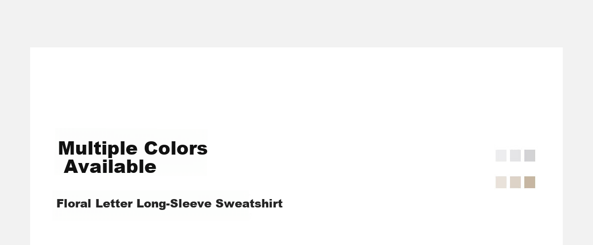 PinCai Elegant Floral Print Crewneck Sweatshirt Casual Versatile Outerwear P143W1008 3