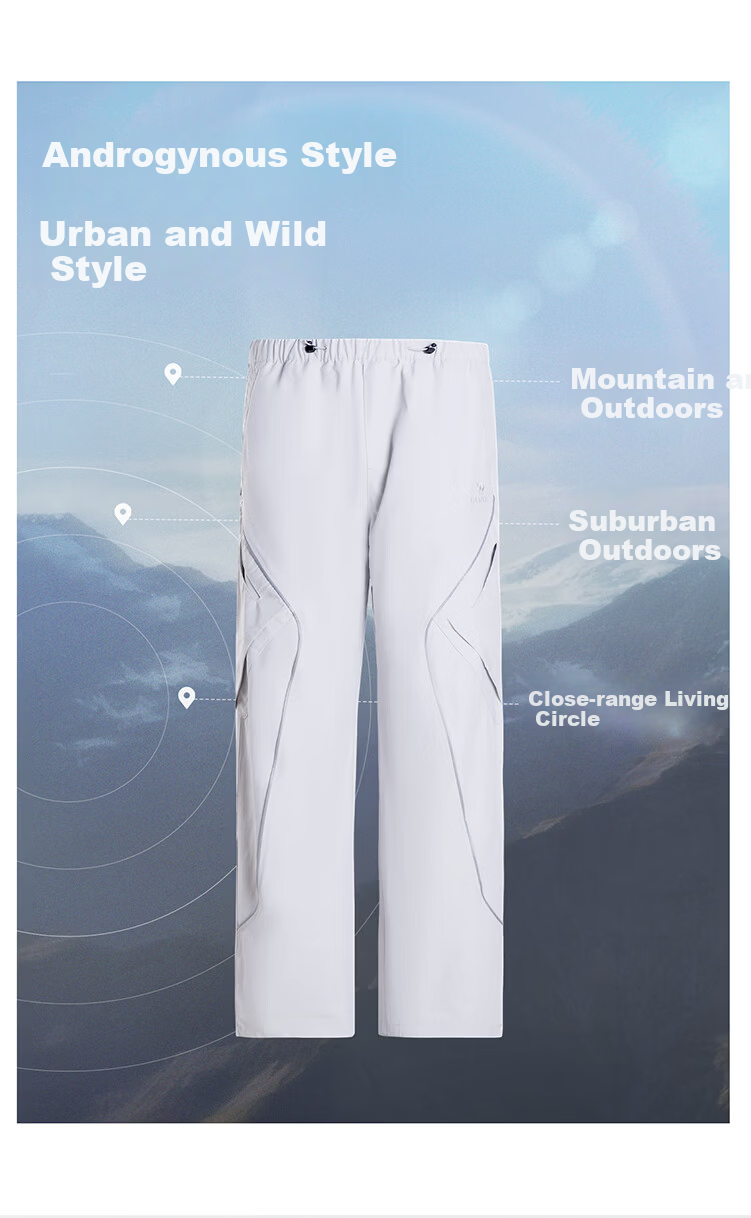 CAMEL [Wang Junkai Edition] Outdoor Casual Pants for Women 2026 Spring New Breathable Straight-Leg Casual Pants for Men 5028 9