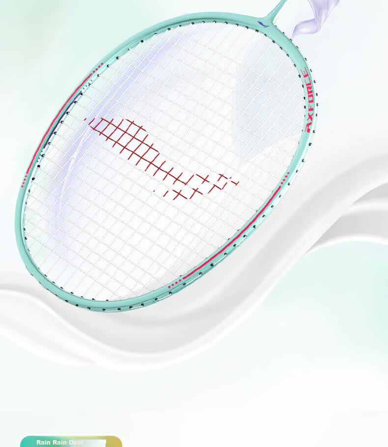 Li-Ning Badminton Racket, Leiting 8 Lightweight Durable Pair Set, for Male And Female Beginners, Sports Training Racket 13