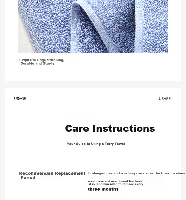 Grace Bath Towel 100% Pure Xinjiang Cotton Super Absorbent Large Bath Towel Lint-Free for Shower and Sports 20