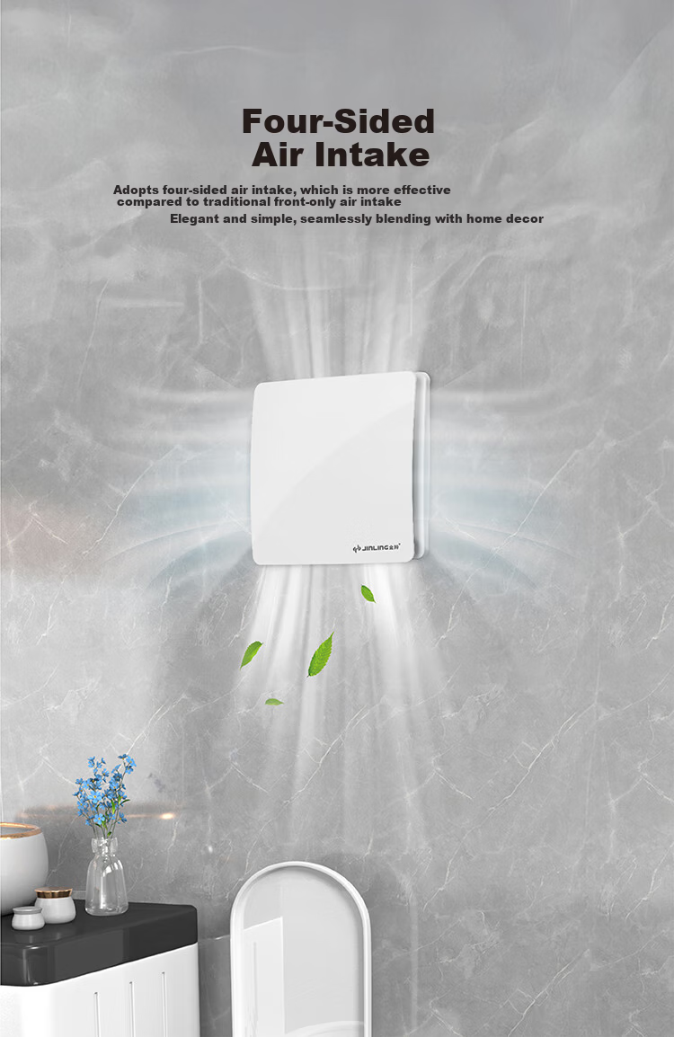 JINLING Window Wall Exhaust Fan DC Inverter Low Noise Bathroom Kitchen 6-Inch Ventilation Fan 15-C(B9DC) 7