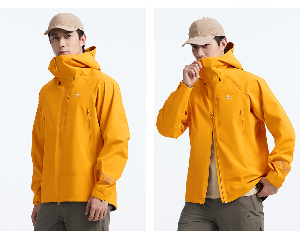 Toread Jin Yi Wei Three-Pocket Men's Softshell Jacket Summer Casual Outdoor Windproof Waterproof Hiking Mountaineering Coat 44