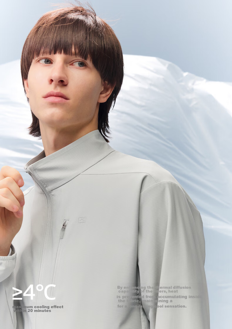 Bananain [Wang Yibo Edition] Liangpi 302UV Air Men's Breathable Stand Collar Jacket Sun Protection Sports Coat New 8
