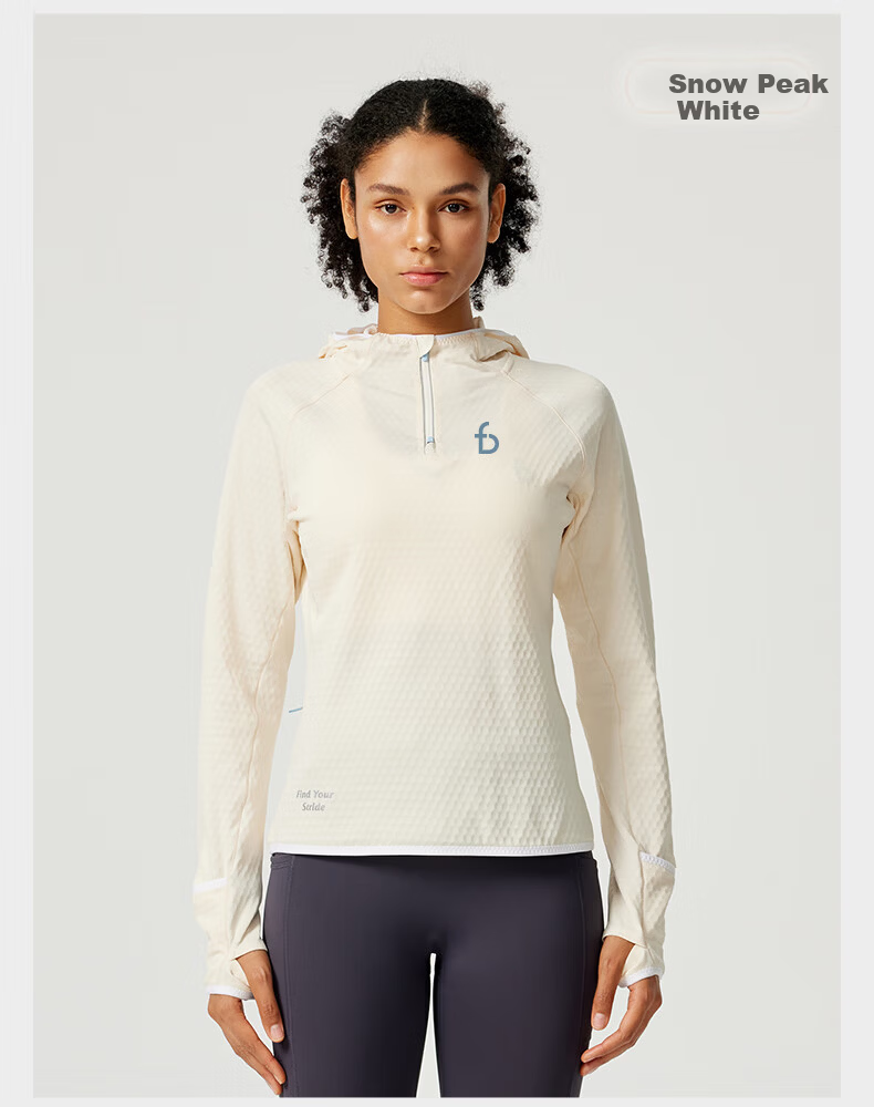 Flipbelt Women's Running Hoodie Long Sleeve Breathable Moisture-Wicking Quick-Dry Thermal Base Layer T-Shirt, Electric Yellow, Size S 6
