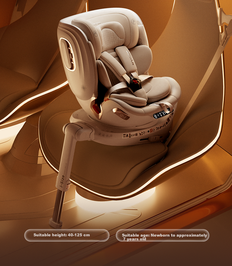 Welldon Smart LUX Child Safety Seat 0-7 Years i-Size Intelligent Ventilation AI Voice Rotation 7