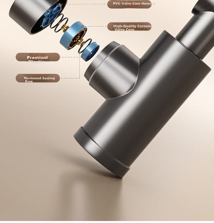 Baihan Faucet Basin Washbasin Faucet Bathroom Hot and Cold Two-in-One Mechanical Arm Basin Faucet 11