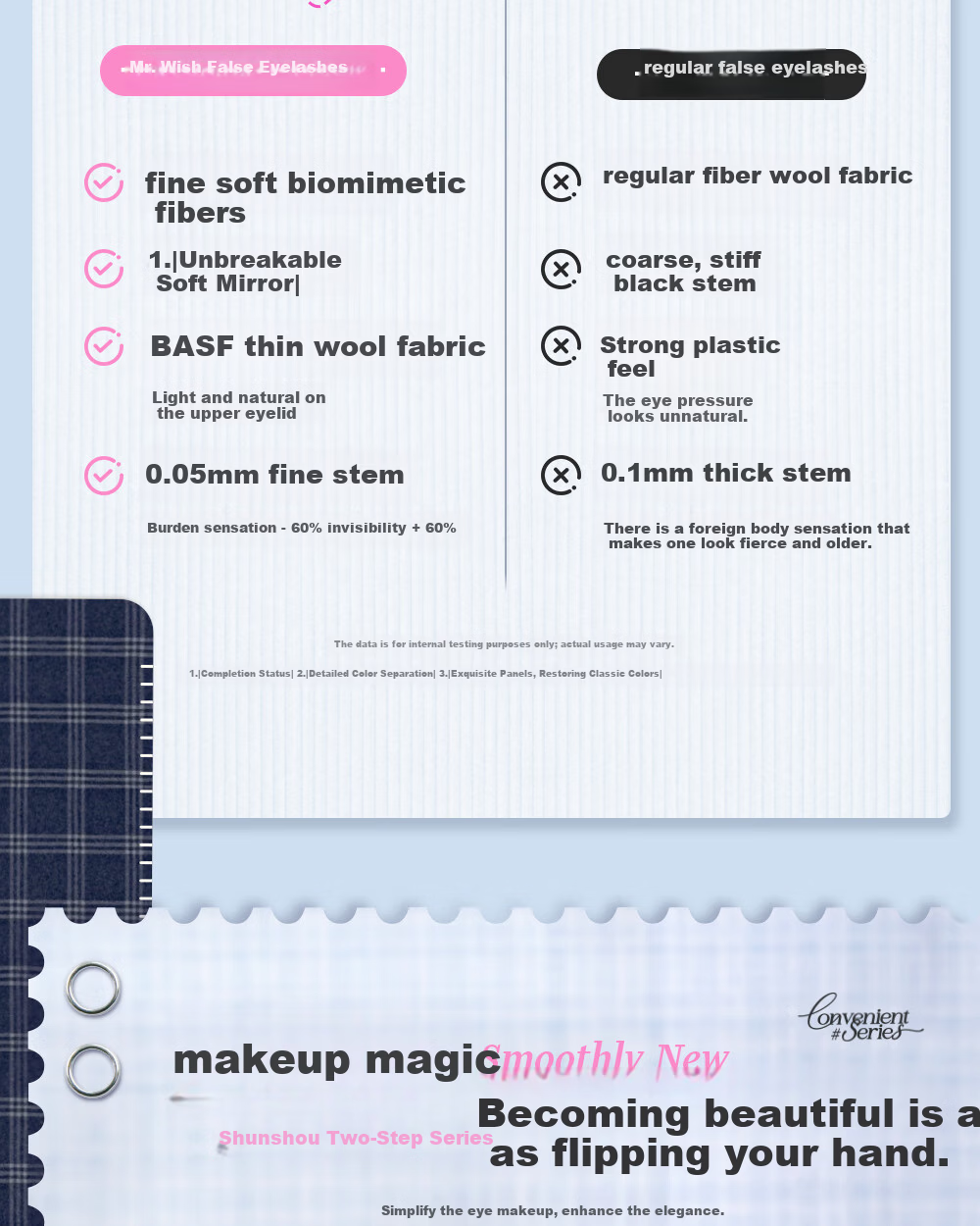Mr. Wish Self-Adhesive Glue-Free Segment Natural Soft False Eyelashes Oxygen Lashes 2025 New Model 3