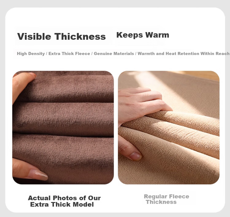 LangSha Women's Thermal Underwear Set, Half Turtleneck, Fleece-Lined, Thickened, Ultra-Soft 10A Antibacterial German Velvet Heat Retaining Autumn Top and Bottom 7